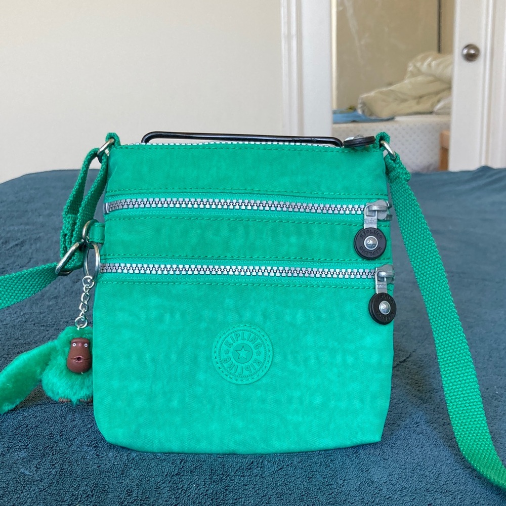 Kipling Alvar XS Cactus Green Crossbody Bag